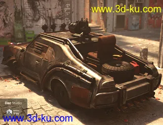 3D打印模型Zombie Apocalypse Vehicle的图片