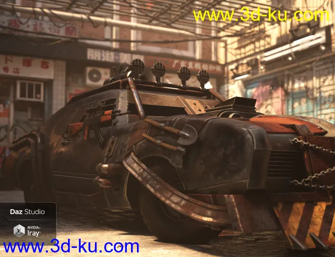 Zombie Apocalypse Vehicle模型的图片4