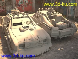 3D打印模型Zombie Apocalypse Vehicle的图片