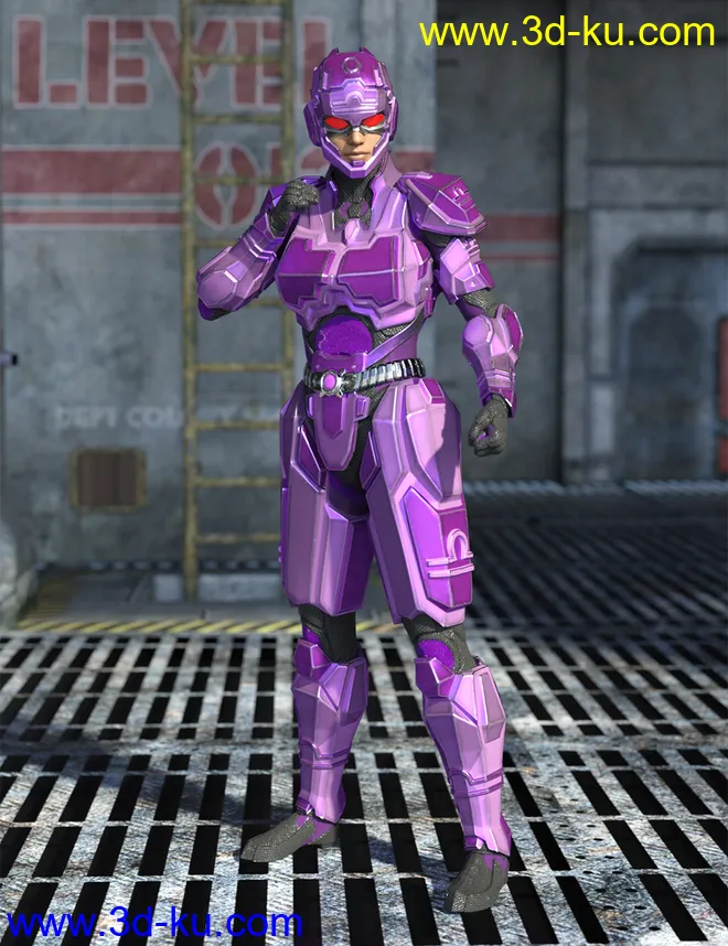 12 Constellation Warriors Series – Libra for Genesis 8 and 8.1 Female模型的图片2