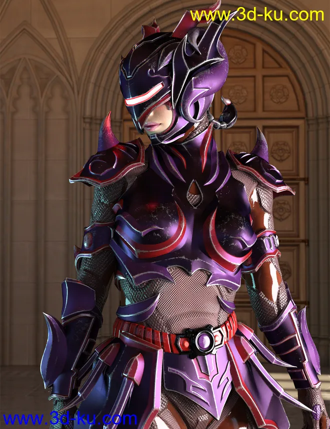 12 Constellation Warriors Series – Scorpio for Genesis 8.1 Female and Victoria 8.1模型的图片1