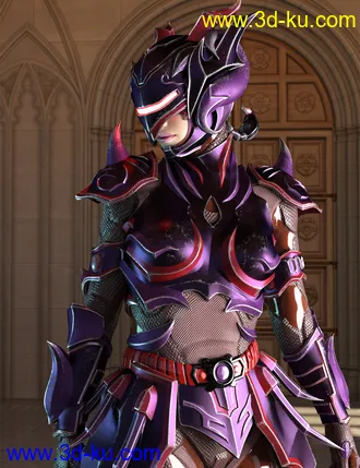 3D打印模型12 Constellation Warriors Series – Scorpio for Genesis 8.1 Female and Victoria 8.1的图片