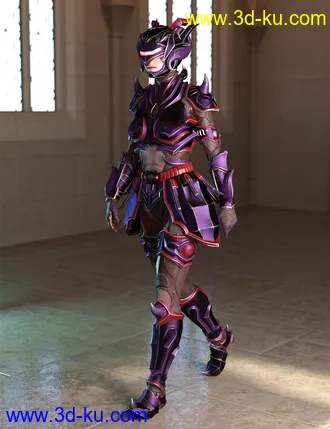 3D打印模型12 Constellation Warriors Series – Scorpio for Genesis 8.1 Female and Victoria 8.1的图片