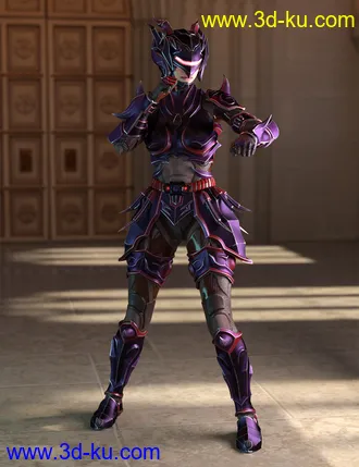 3D打印模型12 Constellation Warriors Series – Scorpio for Genesis 8.1 Female and Victoria 8.1的图片