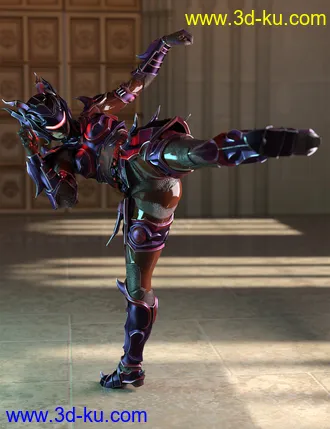 3D打印模型12 Constellation Warriors Series – Scorpio for Genesis 8.1 Female and Victoria 8.1的图片
