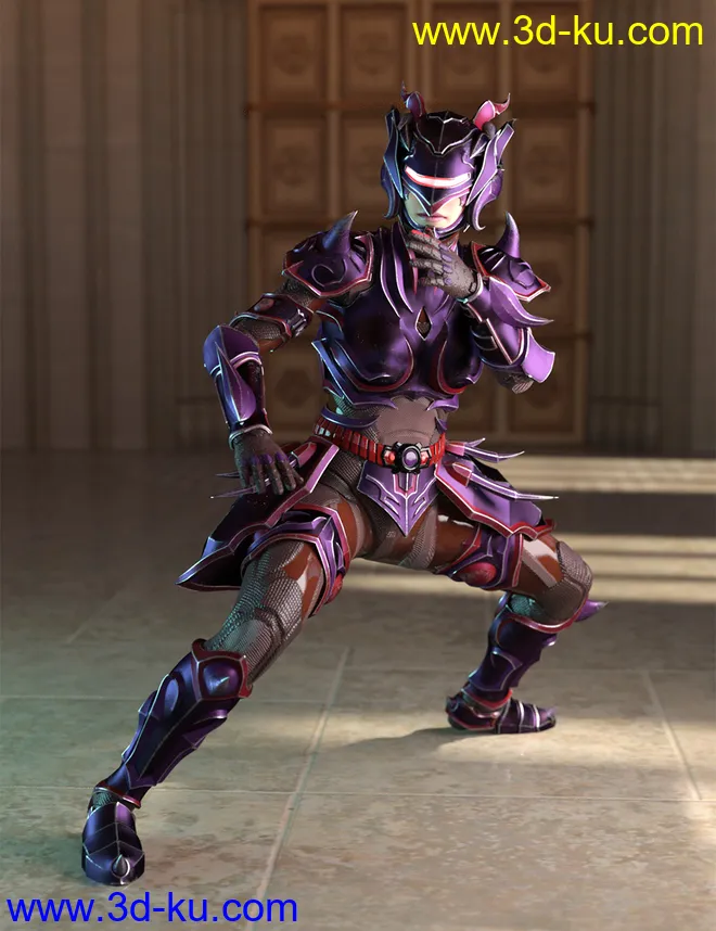 12 Constellation Warriors Series – Scorpio for Genesis 8.1 Female and Victoria 8.1模型的图片6