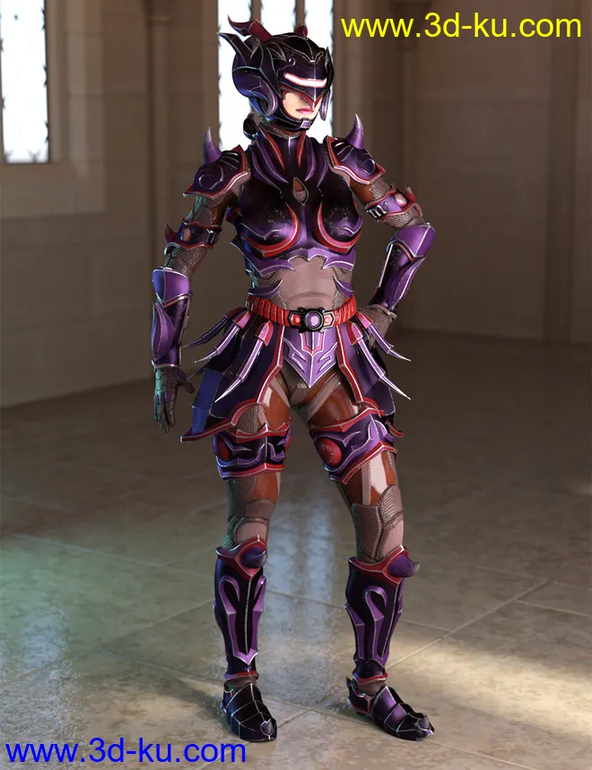 12 Constellation Warriors Series – Scorpio for Genesis 8.1 Female and Victoria 8.1模型的图片7