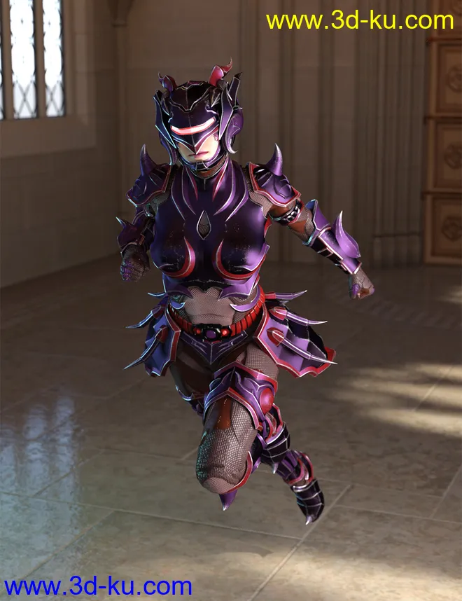 12 Constellation Warriors Series – Scorpio for Genesis 8.1 Female and Victoria 8.1模型的图片8