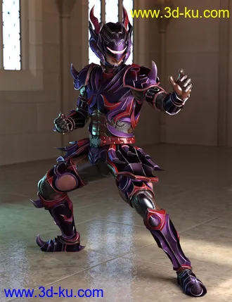 3D打印模型12 Constellation Warriors Series – Scorpio for Genesis 8.1 Male and Michael 8.1的图片