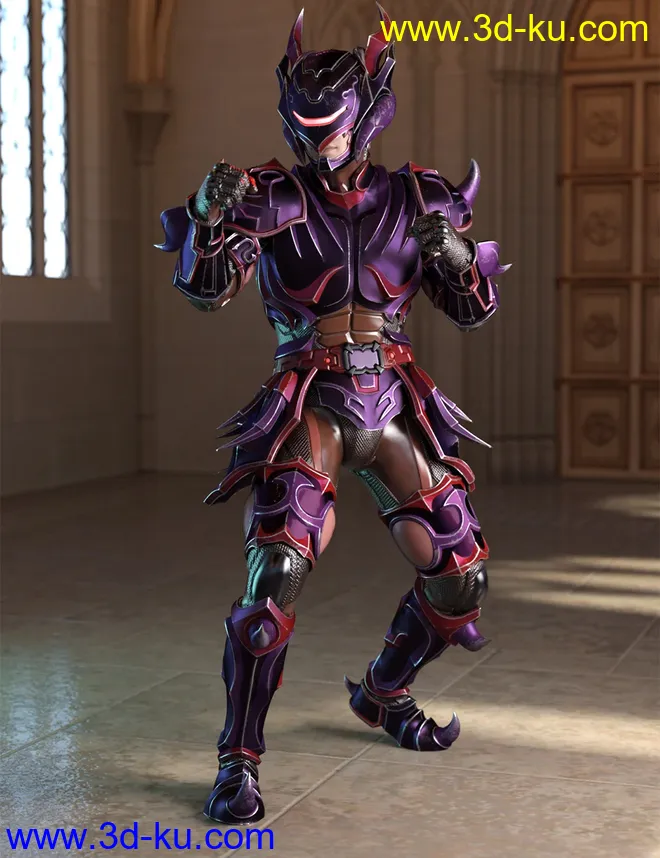 12 Constellation Warriors Series – Scorpio for Genesis 8.1 Male and Michael 8.1模型的图片5