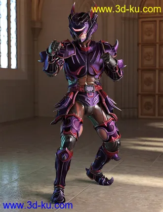 3D打印模型12 Constellation Warriors Series – Scorpio for Genesis 8.1 Male and Michael 8.1的图片