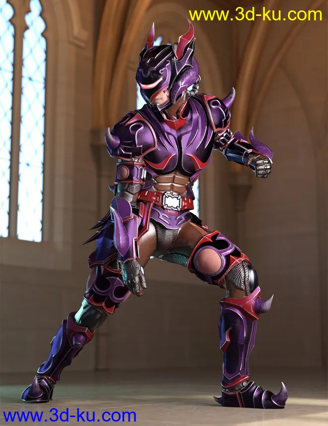 12 Constellation Warriors Series – Scorpio for Genesis 8.1 Male and Michael 8.1模型的图片6