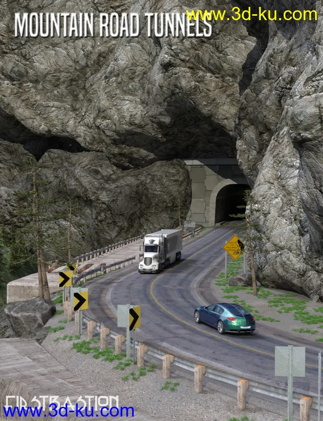 1stB Mountain Road Tunnels模型的图片1