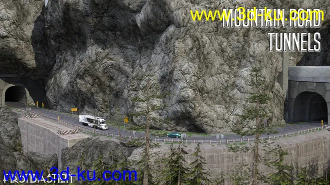 1stB Mountain Road Tunnels模型的图片11