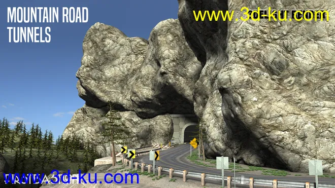 1stB Mountain Road Tunnels模型的图片12