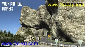 3D打印模型1stB Mountain Road Tunnels的图片