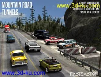 3D打印模型1stB Mountain Road Tunnels的图片