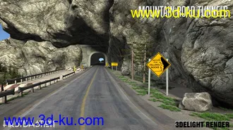 3D打印模型1stB Mountain Road Tunnels的图片