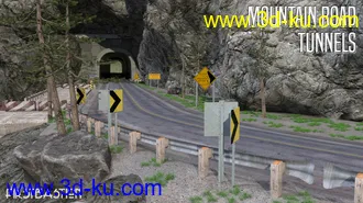 3D打印模型1stB Mountain Road Tunnels的图片