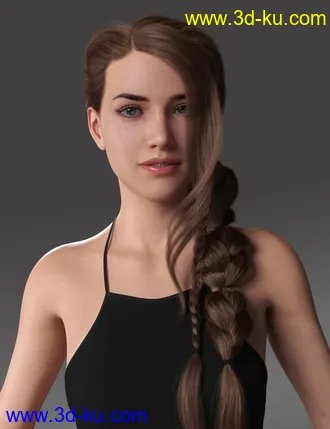 3D打印模型2021-14 Hair for Genesis 8 and 8.1 Females的图片