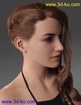 3D打印模型2021-14 Hair for Genesis 8 and 8.1 Females的图片