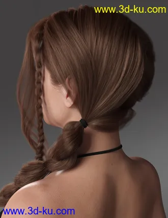 3D打印模型2021-14 Hair for Genesis 8 and 8.1 Females的图片
