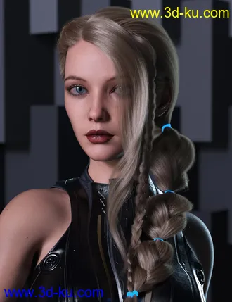 3D打印模型2021-14 Hair for Genesis 8 and 8.1 Females的图片