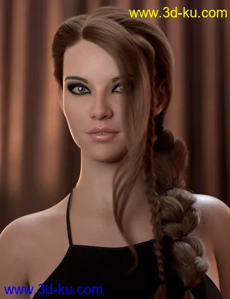 3D打印模型2021-14 Hair for Genesis 8 and 8.1 Females的图片