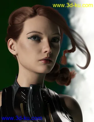 3D打印模型2021-14 Hair for Genesis 8 and 8.1 Females的图片
