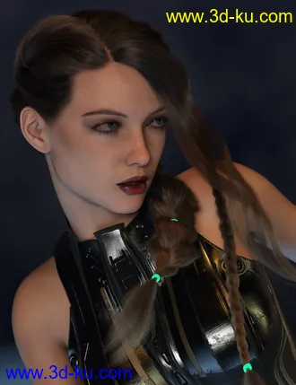 3D打印模型2021-14 Hair for Genesis 8 and 8.1 Females的图片
