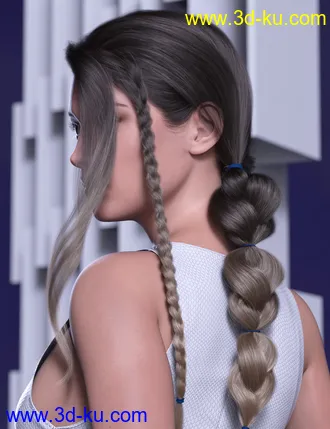 3D打印模型2021-14 Hair Texture Expansion的图片