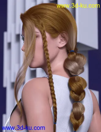 3D打印模型2021-14 Hair Texture Expansion的图片