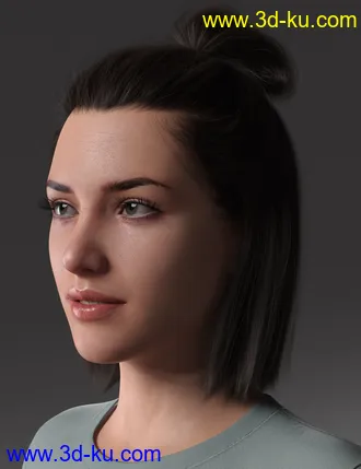 3D打印模型2021-15 Hair for Genesis 8 and 8.1 Females的图片