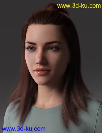 3D打印模型2021-15 Hair for Genesis 8 and 8.1 Females的图片