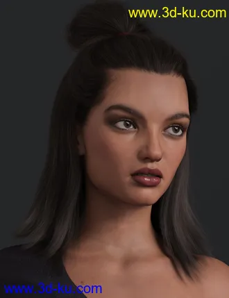 3D打印模型2021-15 Hair for Genesis 8 and 8.1 Females的图片