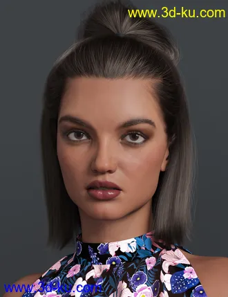 3D打印模型2021-15 Hair for Genesis 8 and 8.1 Females的图片