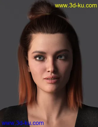 3D打印模型2021-15 Hair for Genesis 8 and 8.1 Females的图片