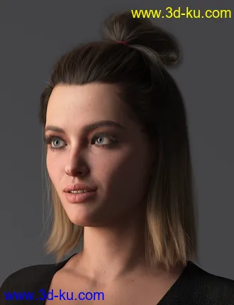 3D打印模型2021-15 Hair for Genesis 8 and 8.1 Females的图片