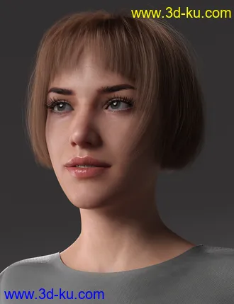 3D打印模型2021-16 Hair for Genesis 8 and 8.1 Females的图片
