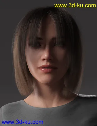 3D打印模型2021-16 Hair for Genesis 8 and 8.1 Females的图片
