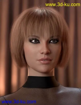 3D打印模型2021-16 Hair for Genesis 8 and 8.1 Females的图片