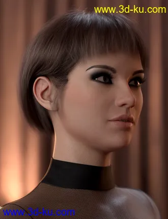 3D打印模型2021-16 Hair for Genesis 8 and 8.1 Females的图片