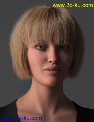 3D打印模型2021-16 Hair for Genesis 8 and 8.1 Females的图片
