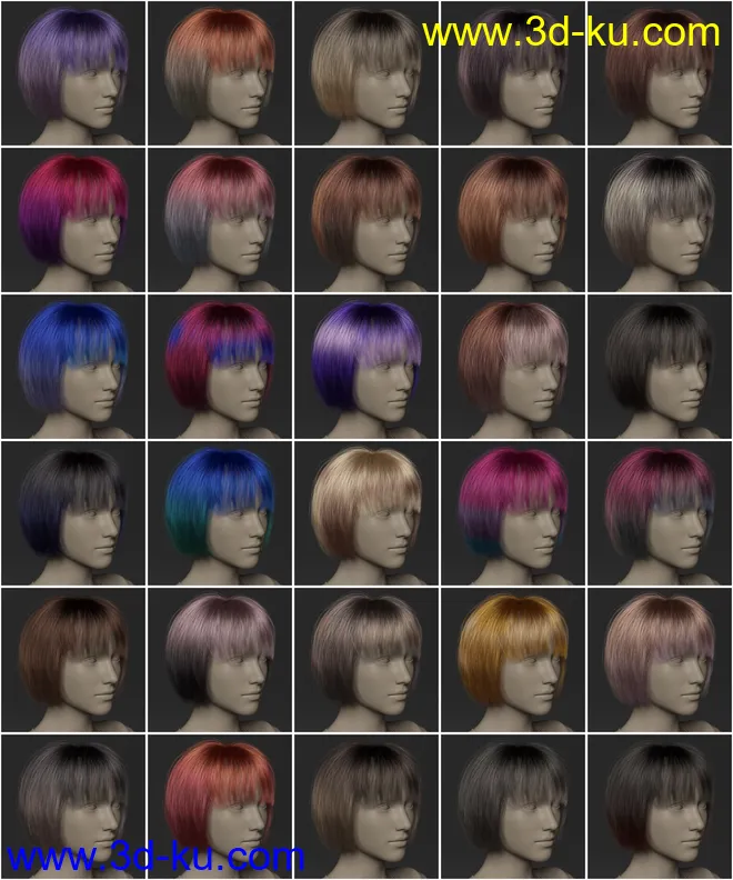 2021-16 Hair Texture Expansion模型的图片15