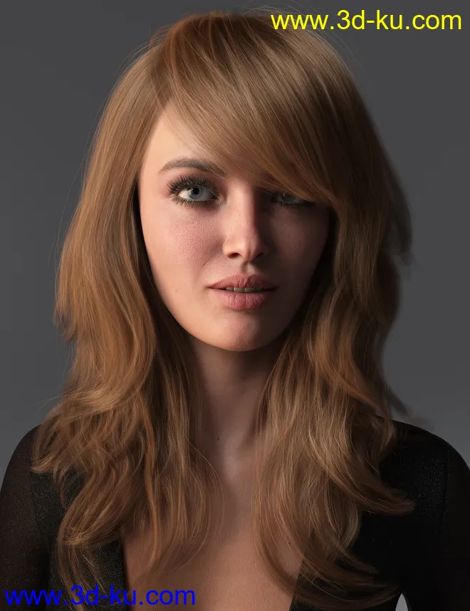 2021-17 Hair for Genesis 8 and 8.1 Females模型的图片10