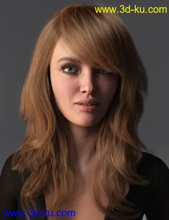 3D打印模型2021-17 Hair for Genesis 8 and 8.1 Females的图片