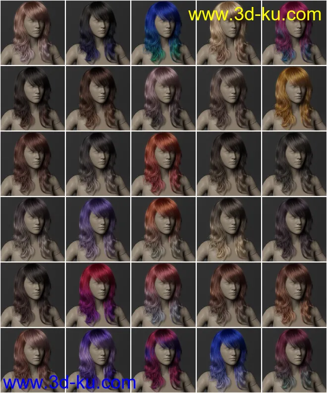 2021-17 Hair Texture Expansion模型的图片16