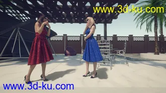 3D打印模型30 HDRIs - Luxury Pool Mansion Day的图片