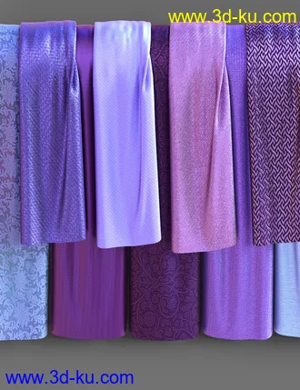 3D打印模型4K Fabric Shader Presets 2 for Iray的图片