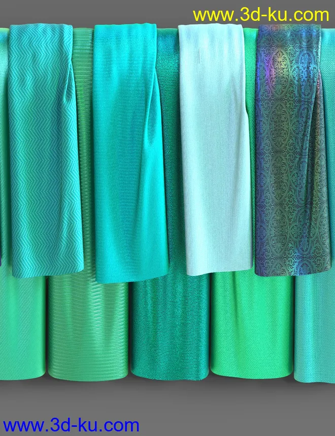 4K Fabric Shader Presets 2 for Iray模型的图片4